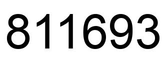 Número 811693 imagen negro