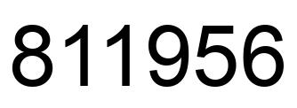 Número 811956 imagen negro