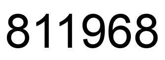 Número 811968 imagen negro