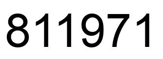 Número 811971 imagen negro