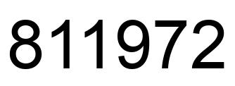 Número 811972 imagen negro