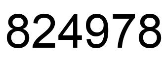 Número 824978 imagen negro