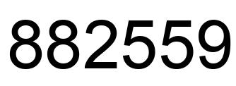 Número 882559 imagen negro