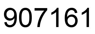 Número 907161 imagen negro