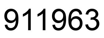 Número 911963 imagen negro