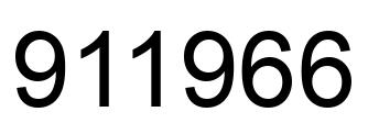 Número 911966 imagen negro