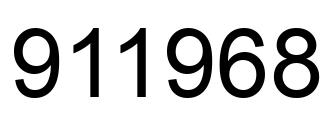 Número 911968 imagen negro