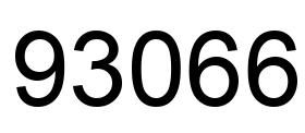 Número 93066 imagen negro