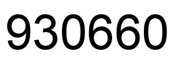 Número 930660 imagen negro