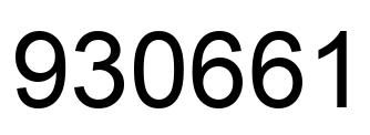 Número 930661 imagen negro