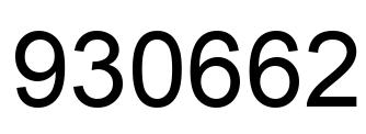 Número 930662 imagen negro