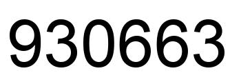 Número 930663 imagen negro