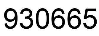 Número 930665 imagen negro