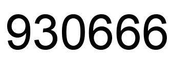 Número 930666 imagen negro