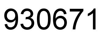 Número 930671 imagen negro