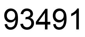 Número 93491 imagen negro