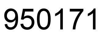 Número 950171 imagen negro