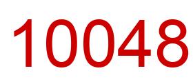 Number 10048 red image