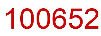 Número 100652 imagen rojo