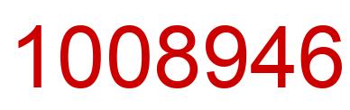 Number 1008946 red image