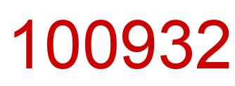 Número 100932 imagen rojo