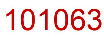 Número 101063 imagen rojo