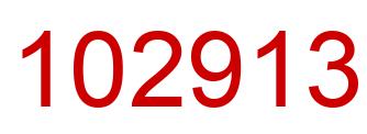 Número 102913 imagen rojo