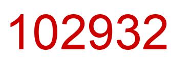 Número 102932 imagen rojo