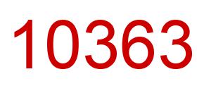 Número 10363 imagen rojo