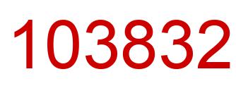 Número 103832 imagen rojo