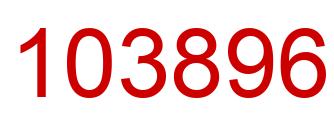 Número 103896 imagen rojo