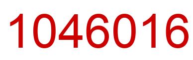 Número 1046016 imagen rojo