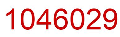 Número 1046029 imagen rojo
