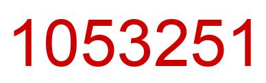 Número 1053251 imagen rojo