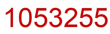 Número 1053255 imagen rojo