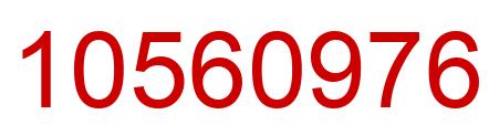 Número 10560976 imagen rojo