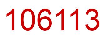 Número 106113 imagen rojo