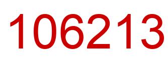 Número 106213 imagen rojo