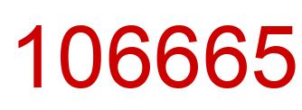 Número 106665 imagen rojo