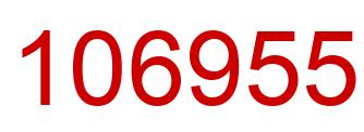 Número 106955 imagen rojo