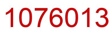 Número 1076013 imagen rojo