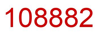 Number 108882 red image