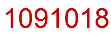 Número 1091018 imagen rojo