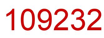 Número 109232 imagen rojo