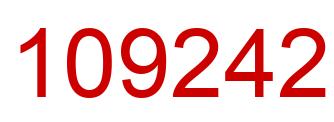Número 109242 imagen rojo