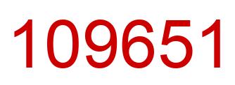 Número 109651 imagen rojo