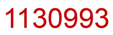 Número 1130993 imagen rojo
