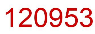 Número 120953 imagen rojo