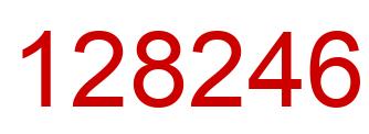 Número 128246 imagen rojo