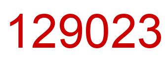 Número 129023 imagen rojo